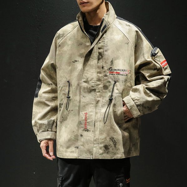 2019 autumn mens army style jacket camougflage design turn down collar coat baseball windbreaker man hip hop jacket big size 5xl, Black;brown
2019 autumn mens army style jacket camougflage design turn down collar coat baseball windbreaker man hip hop jacket big size 5xl, Black;brown