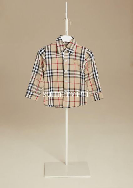 Boys plaid shirt designer style children lapel long sleeve shirt kids cotton casual tops brand boys clothing khaki red blue A01141
Boys plaid shirt designer style children lapel long sleeve shirt kids cotton casual tops brand boys clothing khaki red blue A01141