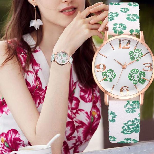 2020 fashion design elegant flowers women's watch leather band quartz wristwatch ladies watches female clock, Slivery;brown
2020 fashion design elegant flowers women's watch leather band quartz wristwatch ladies watches female clock, Slivery;brown