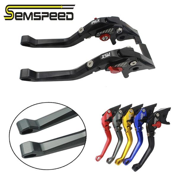 semspeed msx grom motorcycle adjustable 3d rhombus folding brake clutch levers for msx125 msx 125 grom 2014-2019 2020
semspeed msx grom motorcycle adjustable 3d rhombus folding brake clutch levers for msx125 msx 125 grom 2014-2019 2020