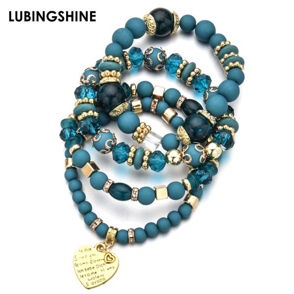 4pcs/set bohemian multilayer crystal strand beaded bracelet&bangle love heart charms bracelet for women men cuff elastic jewelry, Golden;silver
4pcs/set bohemian multilayer crystal strand beaded bracelet&bangle love heart charms bracelet for women men cuff elastic jewelry, Golden;silver