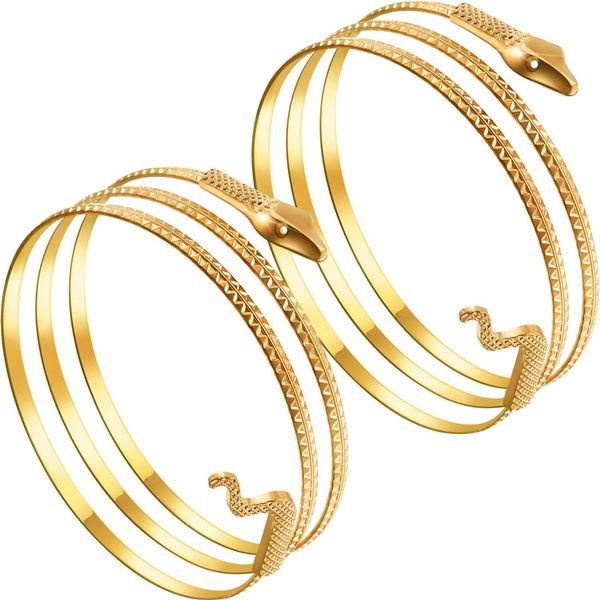 ethnic gold simple wire snake arm bangles for women girl upper arm band jewelry fashion cuff adjustable bangle performance bracelet, Black
ethnic gold simple wire snake arm bangles for women girl upper arm band jewelry fashion cuff adjustable bangle performance bracelet, Black