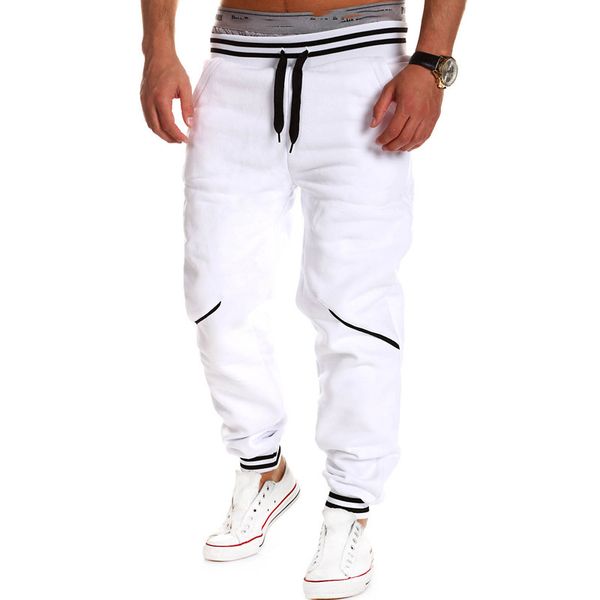 fashion men drawstring casual single-breasted pants full length trousers mid waist straight patchwork pants man, Black
fashion men drawstring casual single-breasted pants full length trousers mid waist straight patchwork pants man, Black