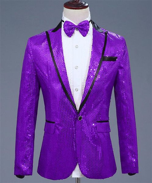 men shiny gold sequined glitter embellished blazer jacket men nightclub blazer host wedding party suit jacket stage singers coat, White;black
men shiny gold sequined glitter embellished blazer jacket men nightclub blazer host wedding party suit jacket stage singers coat, White;black