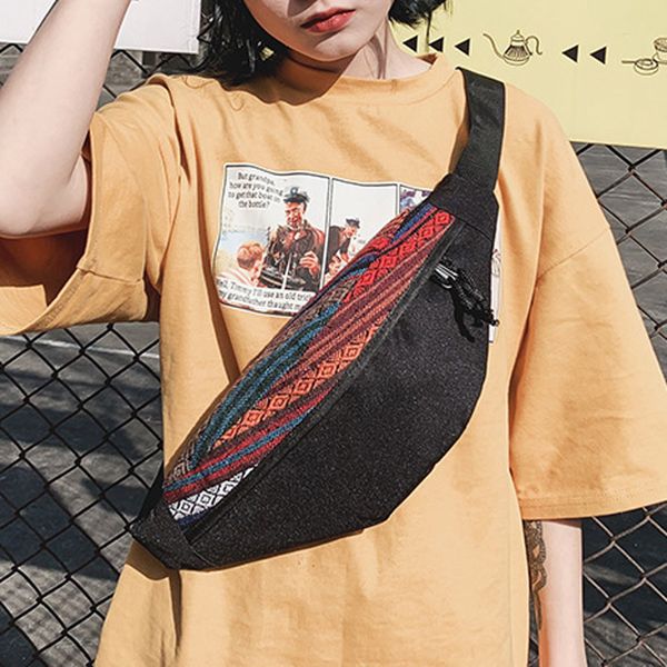 women patchwork fashion nylon sport waist pocket bag single zipper shoulder bag slant great present 30h
women patchwork fashion nylon sport waist pocket bag single zipper shoulder bag slant great present 30h