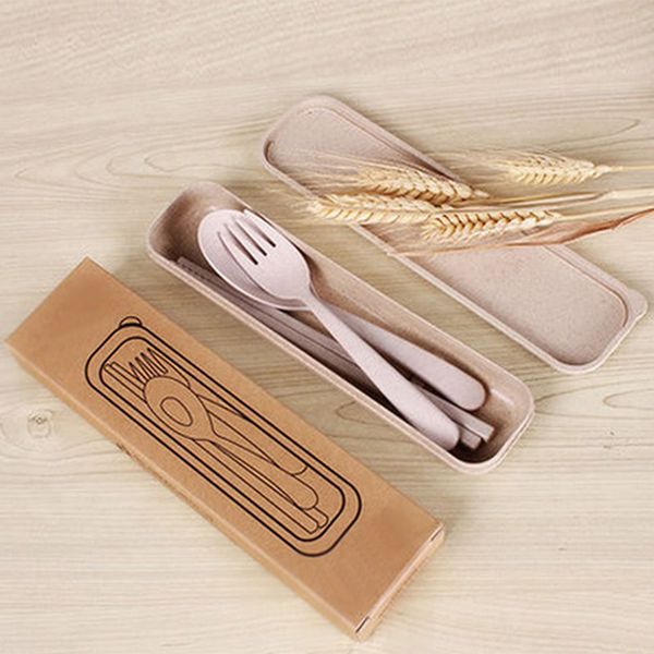 1 set outdoor tableware eco-friendly wheat straw portable travel fork chopsticks spoon hiking camping picnic tableware set
1 set outdoor tableware eco-friendly wheat straw portable travel fork chopsticks spoon hiking camping picnic tableware set