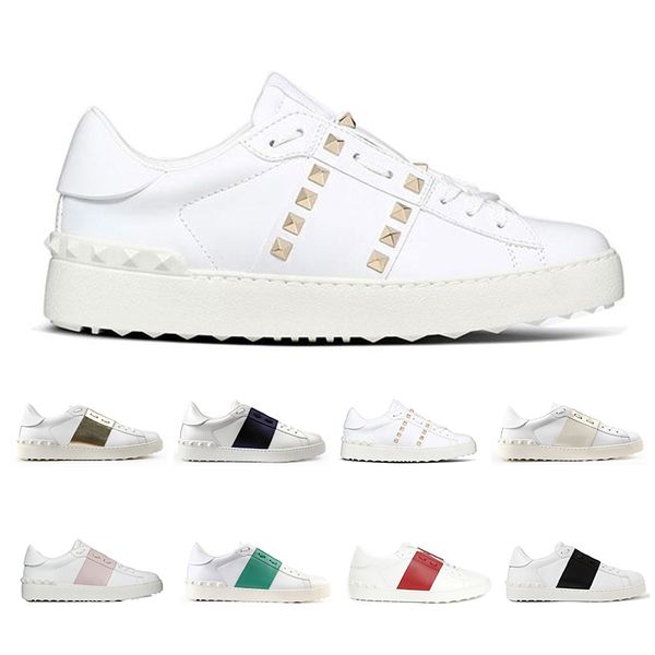 original designer shoes for men women rivet sliver black green pink stripe leather walking casual shoe size 36-46
original designer shoes for men women rivet sliver black green pink stripe leather walking casual shoe size 36-46