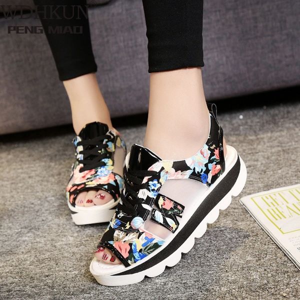 women platform sandals 2020 summer open toe wedge thick bottom casual shoes woman lace up breathable mesh sandals big size 35-39, Black
women platform sandals 2020 summer open toe wedge thick bottom casual shoes woman lace up breathable mesh sandals big size 35-39, Black