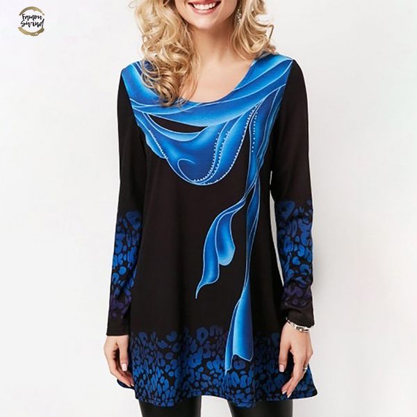 plus size 4xl 5xl 2019 women print new summer print blue o neck female t shirt casual loose ladies shirt, White
plus size 4xl 5xl 2019 women print new summer print blue o neck female t shirt casual loose ladies shirt, White