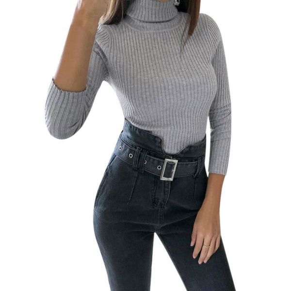 women high-necked bodysuit autumn winter solid color long-sleeved knit slim jumpsuit, Black;white
women high-necked bodysuit autumn winter solid color long-sleeved knit slim jumpsuit, Black;white