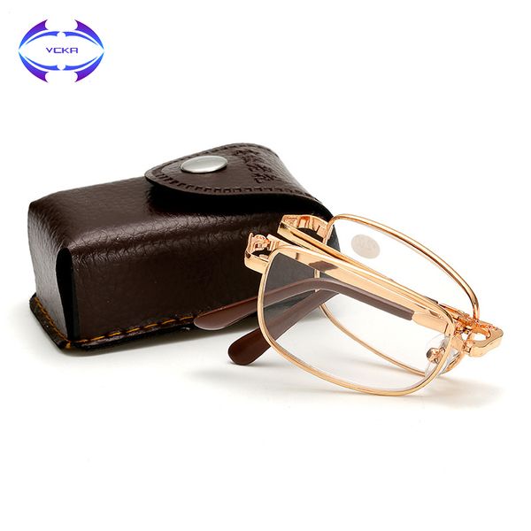 vcka men's business folding women reading glasses high grade foldable presbyopia hyperopia eyewear with box +1.0 to+4.0, White;black
vcka men's business folding women reading glasses high grade foldable presbyopia hyperopia eyewear with box +1.0 to+4.0, White;black