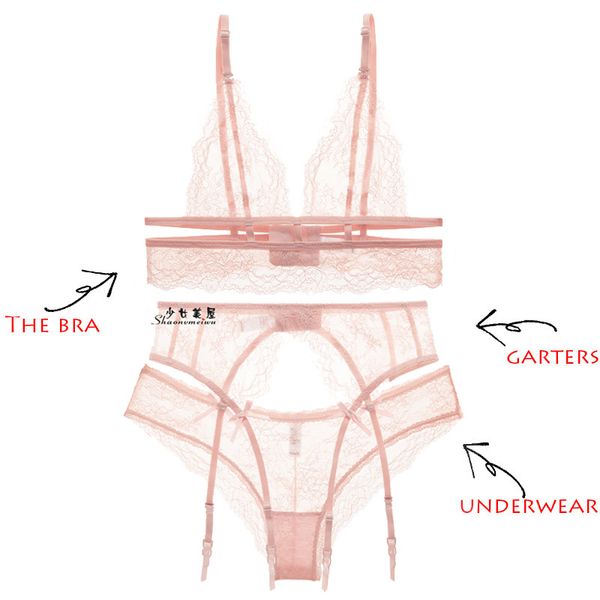 lace bra underpants garter belt ultra thin see-through allure set transparent bra without steel ring, Red;black
lace bra underpants garter belt ultra thin see-through allure set transparent bra without steel ring, Red;black