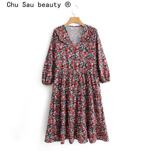 chu sau beauty new 2020 holiday chic floral print maxi dress women casual fashion loose long dresses female vestido de moda, Black;gray
chu sau beauty new 2020 holiday chic floral print maxi dress women casual fashion loose long dresses female vestido de moda, Black;gray