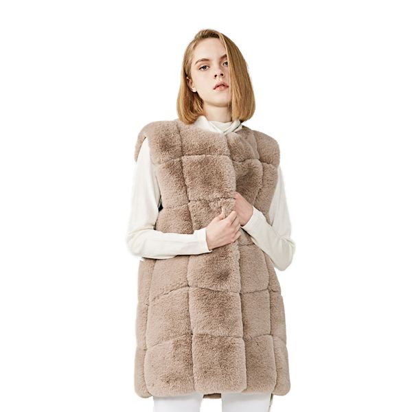 maomaofur fake fur vest 2019 winter women soft touching sleeveless coat female faux fur gilet fake vest, Black
maomaofur fake fur vest 2019 winter women soft touching sleeveless coat female faux fur gilet fake vest, Black