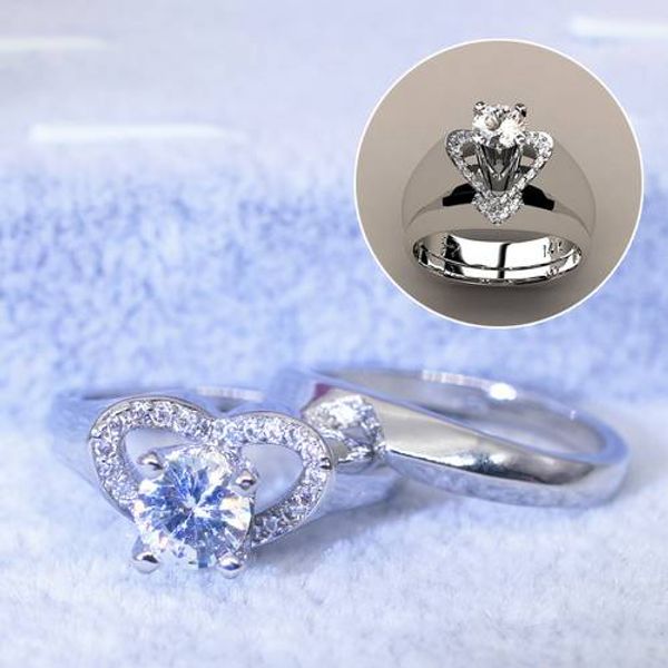 exquisite women's fashion 925 sterling silver white sapphire diamond engagement wedding ring set size 6 7 8 9 10
exquisite women's fashion 925 sterling silver white sapphire diamond engagement wedding ring set size 6 7 8 9 10