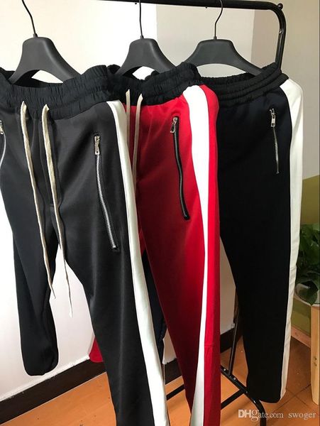 new arrival bieber men women vintage sports pants trousers fashion casual striped pants for man 3 colors zipper straight trousers, Black
new arrival bieber men women vintage sports pants trousers fashion casual striped pants for man 3 colors zipper straight trousers, Black