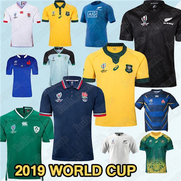 

All BLACKS 2019 World Cup Rugby Jerseys Fiji NRL Australia Ireland South African rugby jerseys Samoa LaFrance inglaterra national team