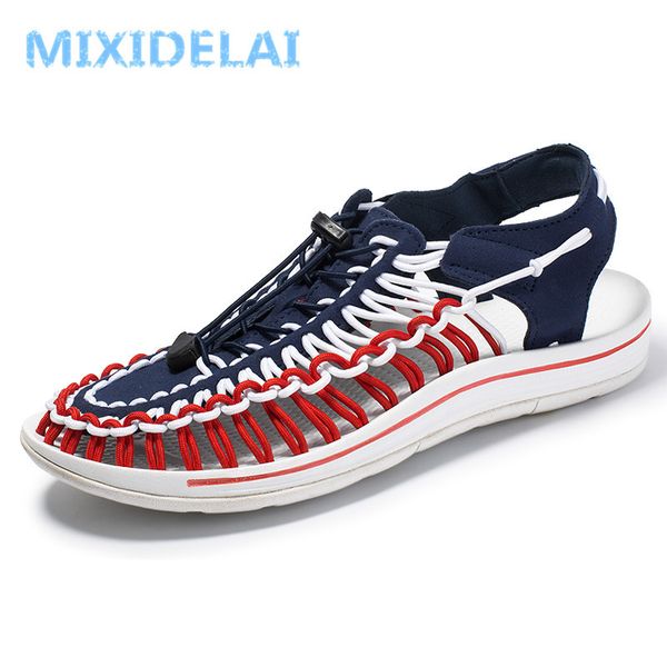 mixidelai summer big size 47 men sandals fashion handmade weaving design breathable casual beach shoes outdoor sandals for men y200702, Black
mixidelai summer big size 47 men sandals fashion handmade weaving design breathable casual beach shoes outdoor sandals for men y200702, Black