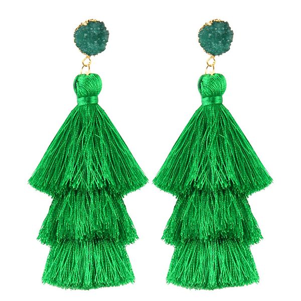 fashion women simple temperament 3-layer long tassel earrings bohemian dangle drop tiered stud earrings jewelry m16, Golden;silver
fashion women simple temperament 3-layer long tassel earrings bohemian dangle drop tiered stud earrings jewelry m16, Golden;silver