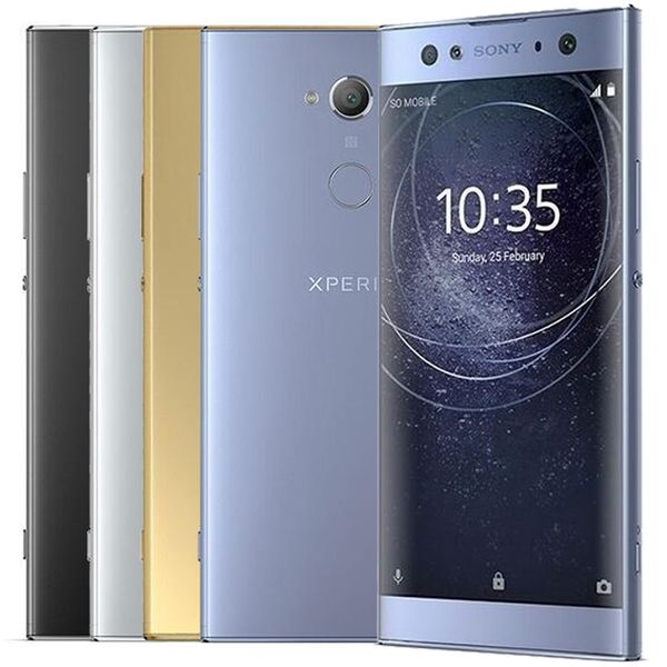 

refurbished original sony xperia xa2 ultra h3223 h4213 6.0 inch octa core 4gb ram 32gb rom 23mp nfc quick charge 3.0 4g lte phone dhl 1pcs