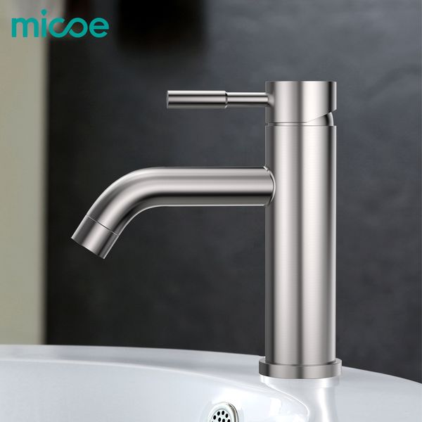 micoe basin mixer 304 stainless steel and cold water mixer washbasin faucet
micoe basin mixer 304 stainless steel and cold water mixer washbasin faucet