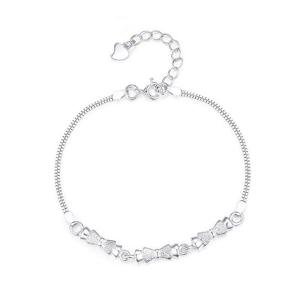s925 sterling silver three bow ladies bracelet sweet and generous wild small fresh silver bracelet 11-0131+13, Golden;silver
s925 sterling silver three bow ladies bracelet sweet and generous wild small fresh silver bracelet 11-0131+13, Golden;silver