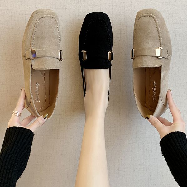 shallow mouth shoes woman flats elegant 2019 fashion women's casual female sneakers square toe slip-on british style loafers, Black
shallow mouth shoes woman flats elegant 2019 fashion women's casual female sneakers square toe slip-on british style loafers, Black