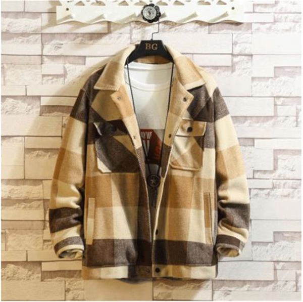 men winter jacket male thick warm plaid coat lapel neck over coat homme windbreaker fashion casual outwear, Black
men winter jacket male thick warm plaid coat lapel neck over coat homme windbreaker fashion casual outwear, Black