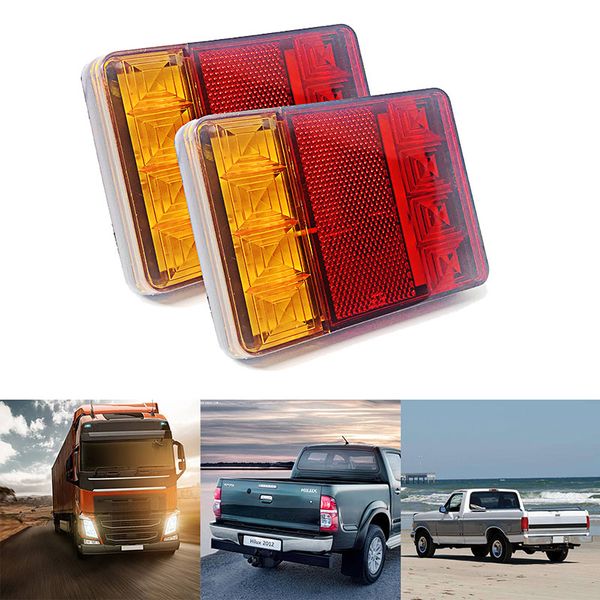 2pcs car rear tail light 8 led warning lights reverse indicator waterproof tail rear lamps for boat caravan truck ute trailer
2pcs car rear tail light 8 led warning lights reverse indicator waterproof tail rear lamps for boat caravan truck ute trailer