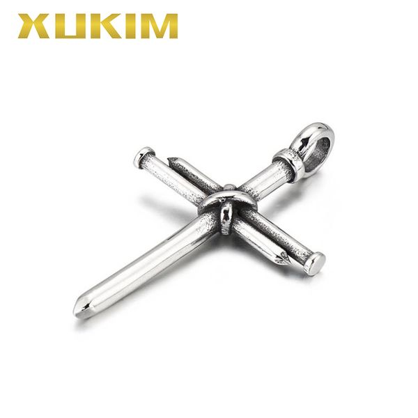 xp396 xukim jewelry cross necklace custom stainless steel pendant necklace men, Silver
xp396 xukim jewelry cross necklace custom stainless steel pendant necklace men, Silver