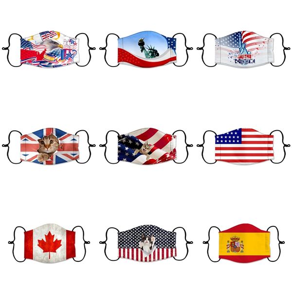 in stock masksbreathable designer face mask3 layer protective masknon woven mouth masks#263