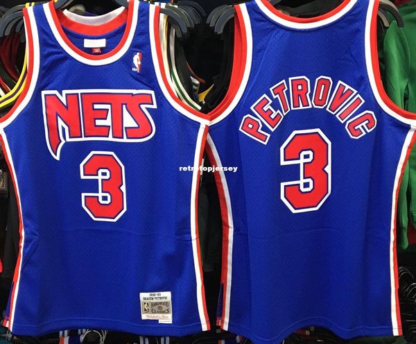 drazen petrovic #3 new jersey blue sewn retro vintage jersey mens vest size xs-6xl stitched basketball jerseys, Black;blue
drazen petrovic #3 new jersey blue sewn retro vintage jersey mens vest size xs-6xl stitched basketball jerseys, Black;blue