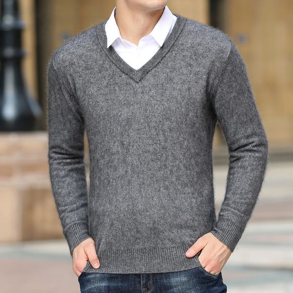 2020 off sale standard solid pullovers full sleeves v-neck 100% mink cashmere auturm & winter men formal knitted sweater tbwa654, White;black
2020 off sale standard solid pullovers full sleeves v-neck 100% mink cashmere auturm & winter men formal knitted sweater tbwa654, White;black