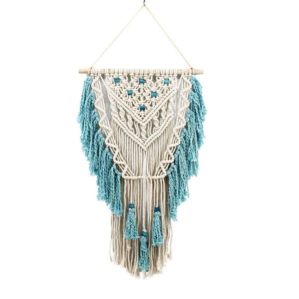 bmby-hand knotted macrame wall art handmade cotton bohemian wall hanging tapestry with tassel boho wedding other home decor
bmby-hand knotted macrame wall art handmade cotton bohemian wall hanging tapestry with tassel boho wedding other home decor