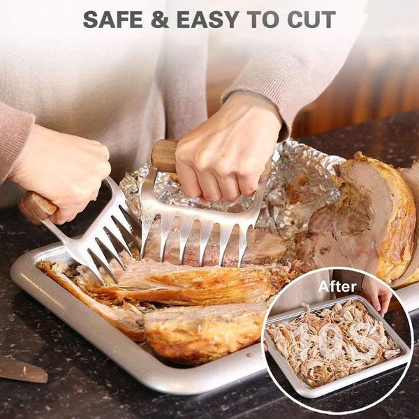 meat shredder claws stainless steel meat claw chicken separator handler food forks puller bbq kitchen tools
meat shredder claws stainless steel meat claw chicken separator handler food forks puller bbq kitchen tools