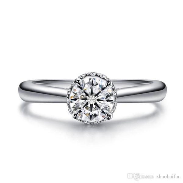 zhf jewelry 100% pure solid silver ring with s925 stamp real 925 silver 1 ct cz diamond wedding rings for women, Golden;silver
zhf jewelry 100% pure solid silver ring with s925 stamp real 925 silver 1 ct cz diamond wedding rings for women, Golden;silver