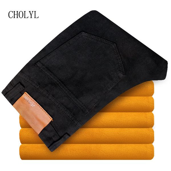 2019 newly black color smart casual winter jeans for men fashion simple velvet warm jeans men thick fleece pants plush jean, Blue
2019 newly black color smart casual winter jeans for men fashion simple velvet warm jeans men thick fleece pants plush jean, Blue