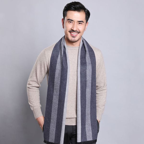mingjiebihuo autumn and winter new arrival fashion casual business men wild tassel striped thick long warm knitted scarf, Blue;gray
mingjiebihuo autumn and winter new arrival fashion casual business men wild tassel striped thick long warm knitted scarf, Blue;gray