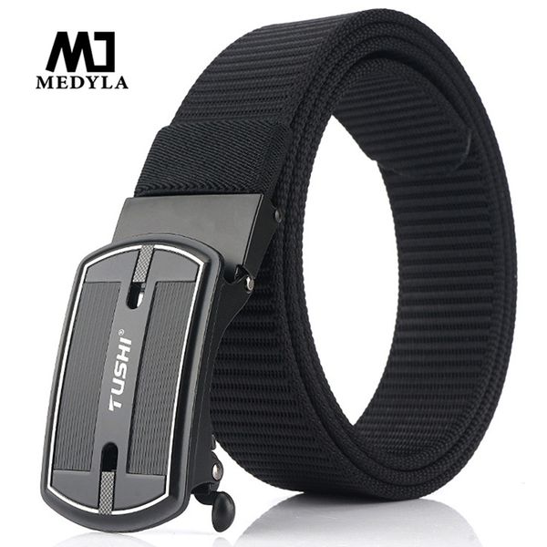 medyla brand mens nylon belt 2020 technology automatic buckle belt for men hard metal soft nylon outdoor sports, Black;brown
medyla brand mens nylon belt 2020 technology automatic buckle belt for men hard metal soft nylon outdoor sports, Black;brown