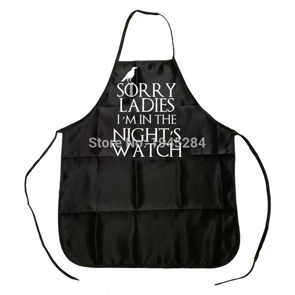 sorry ladies i'm in the night's watch crow apron bbq cleaning cooking baking kitchen apron party fans gift
sorry ladies i'm in the night's watch crow apron bbq cleaning cooking baking kitchen apron party fans gift