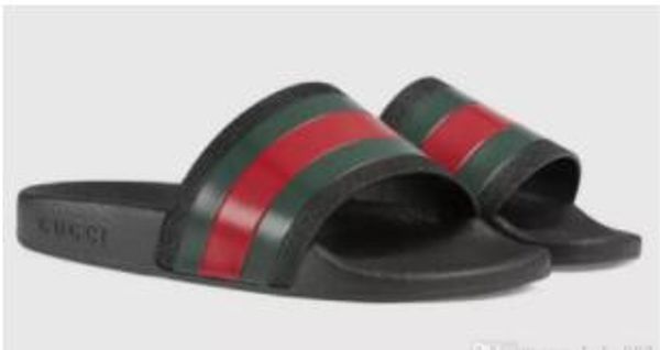 2019 Black Rubber Slide Fashion Sandal Slippers Green Red White Stripe Fashion Design Men Women Classic Ladies Summer Flip Flops 40-45
2019 Black Rubber Slide Fashion Sandal Slippers Green Red White Stripe Fashion Design Men Women Classic Ladies Summer Flip Flops 40-45