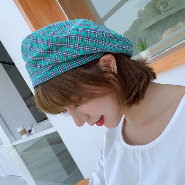 outdoor hats retro plaid beret casual painter cap octagonal female hiking trekking, Black;white
outdoor hats retro plaid beret casual painter cap octagonal female hiking trekking, Black;white