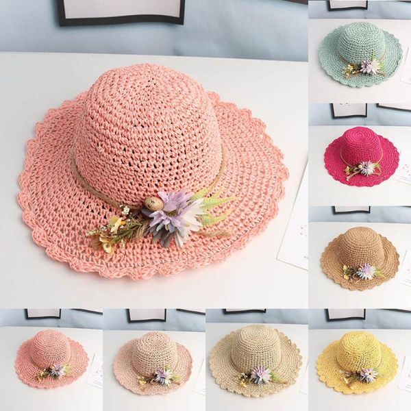 летняя мода дети цветы соломенной шляпе princess beach hat защита от солнца для девочек и мальчиков, Yellow
летняя мода дети цветы соломенной шляпе princess beach hat защита от солнца для девочек и мальчиков, Yellow