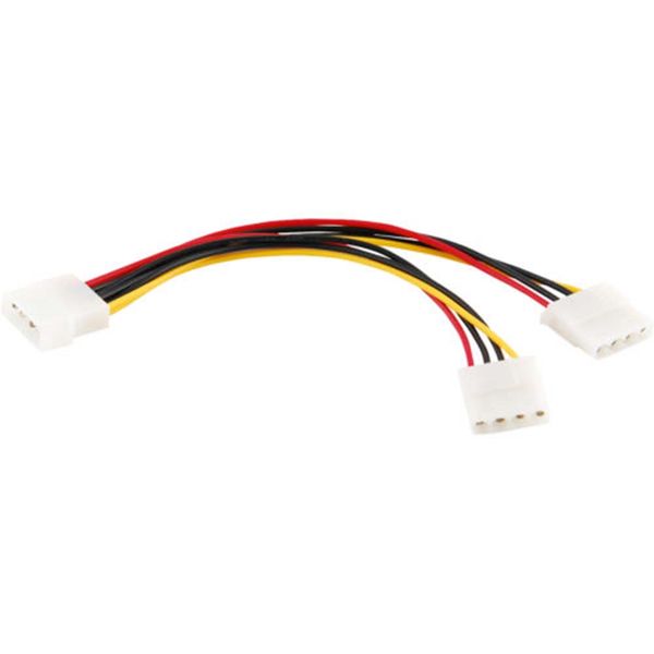 new 4-pin molex male to 2x female power y-splitter cable ide ip4 extension adapter
new 4-pin molex male to 2x female power y-splitter cable ide ip4 extension adapter