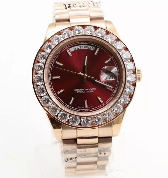 2020 sell fashion set mens watch big diamond red face rose gold stainless steel original strap automatic movement mens watches, Slivery;brown
2020 sell fashion set mens watch big diamond red face rose gold stainless steel original strap automatic movement mens watches, Slivery;brown