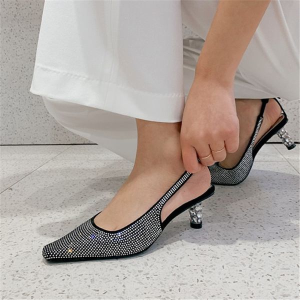 pxelena crystal rhinestone studded sandals women dress party date evening slingbacks kid suede shoes ladies 2020 summer, Black
pxelena crystal rhinestone studded sandals women dress party date evening slingbacks kid suede shoes ladies 2020 summer, Black