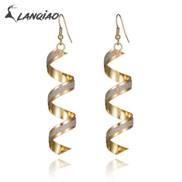 fashion rock punk twist spiral long drop earrings for women black gold silver color curve irregular charm jewelry wholesale
fashion rock punk twist spiral long drop earrings for women black gold silver color curve irregular charm jewelry wholesale