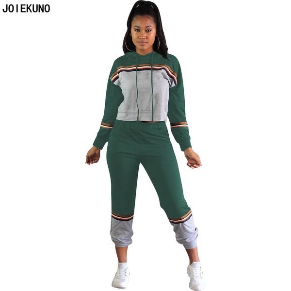 joiekuno autumn patchwork casual street fashion long jumpsuits two piece set street women bodycon hooded women rompers oyl6072, White
joiekuno autumn patchwork casual street fashion long jumpsuits two piece set street women bodycon hooded women rompers oyl6072, White