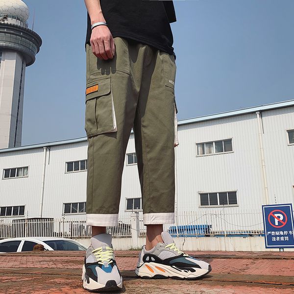 2019 summer new listing european and american style trend couple casual wild cotton loose creative features overalls, Black
2019 summer new listing european and american style trend couple casual wild cotton loose creative features overalls, Black