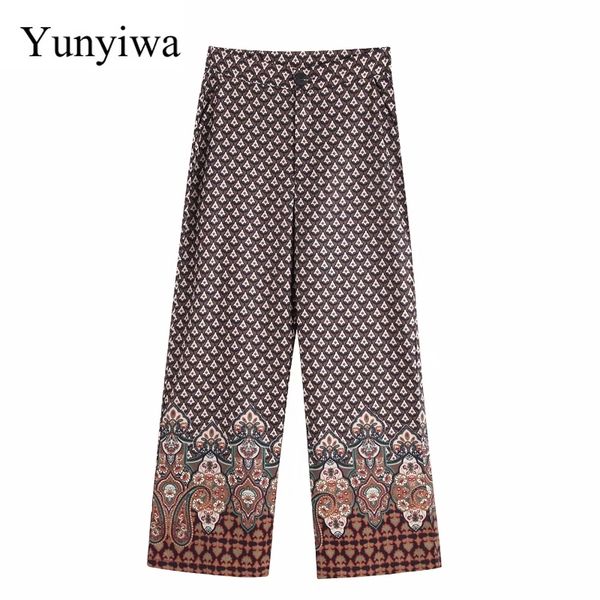 women vintage totem floral patchwork print pockets wide leg pants chic paisley pattern retro casual kimono zipper trousers, Black;white
women vintage totem floral patchwork print pockets wide leg pants chic paisley pattern retro casual kimono zipper trousers, Black;white